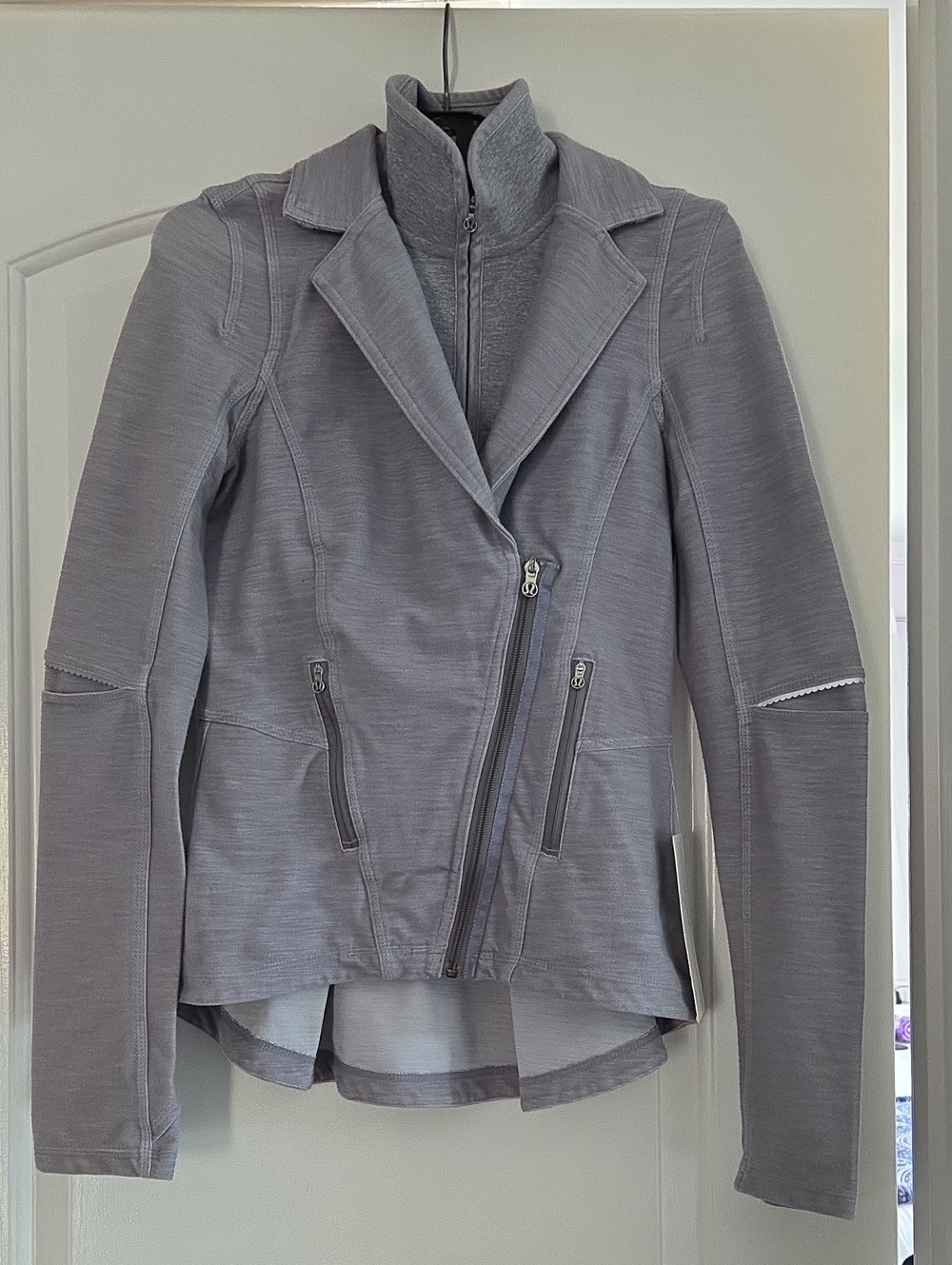 NWT Lululemon Gray Fossil  Ride On Blazer Jacket Size 6